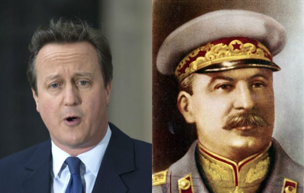 david cameron joseph stalin