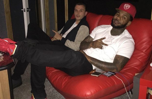 Theo Hutchcraft and The Game in the studio