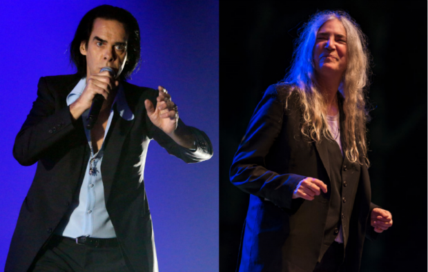 Nick Cave and Patti Smith