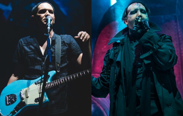 Placebo's Briano Molko and Marilyn Manson