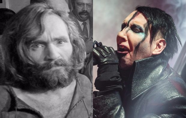 Charles Manson and Marilyn Manson