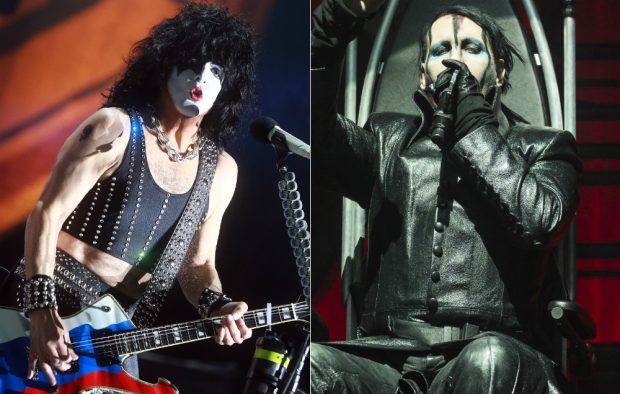KISS' Paul Stanley and Marilyn Manson