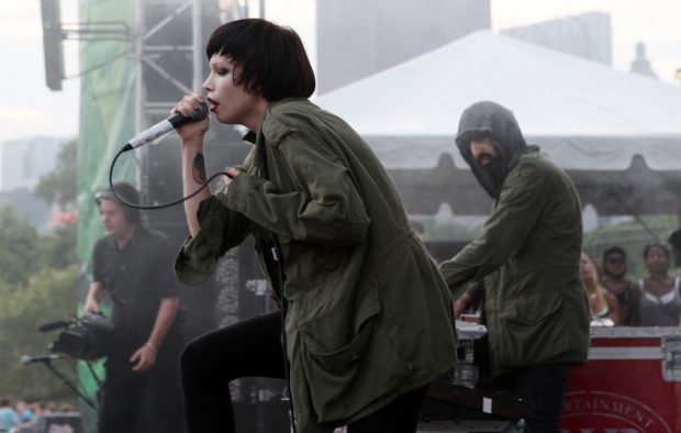 Alice Glass served