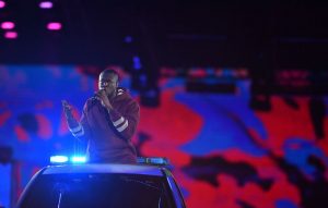 Watch Stormzy perform in a police car at MTV EMA 2017