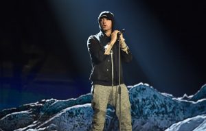 Watch Eminem perform 'Walk On Water' to open the MTV EMA 2017