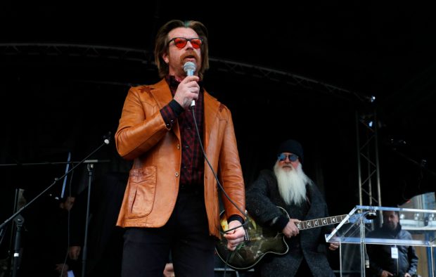 Jesse Hughes and Dave Catching of Eagles of Death Metal