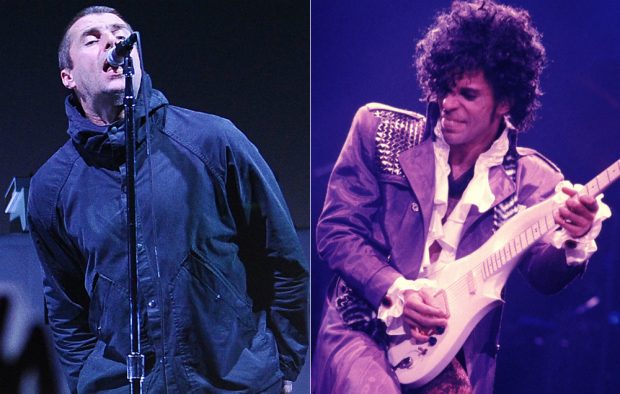 Liam Gallagher and Prince