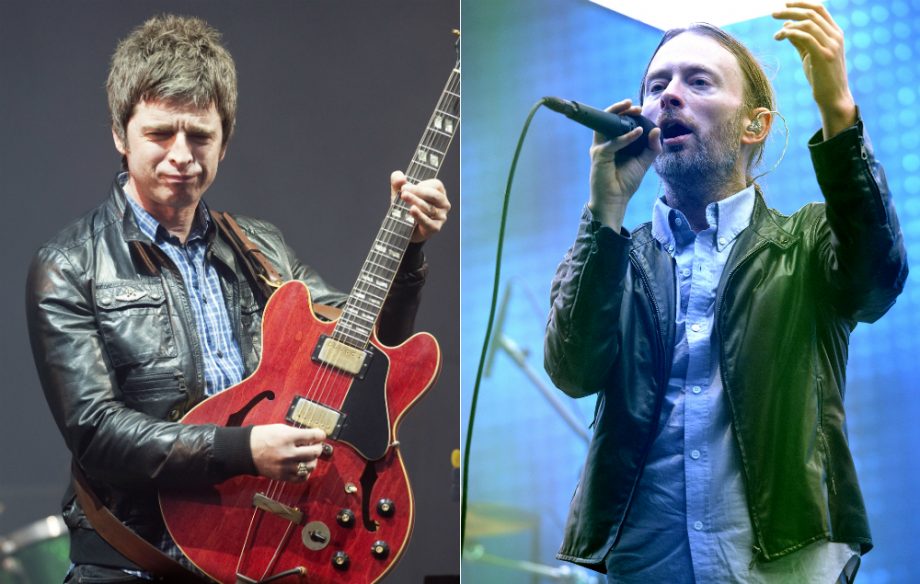 Noel Gallagher and Thom Yorke