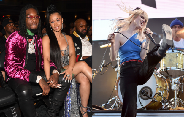 Offset, Cardi B and Hayley Williams