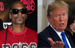 Snoop Dogg stands over Donald Trump's dead body on new album cover