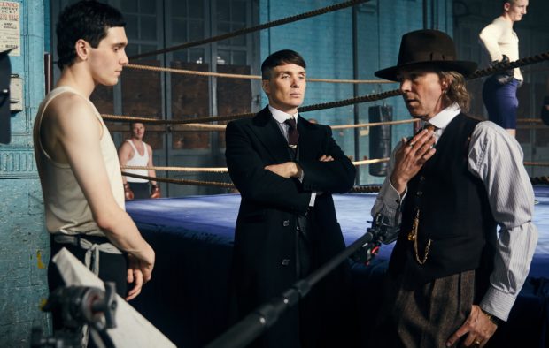 Jack Rowan with Cillian Murphy in 'Peaky Blinders'