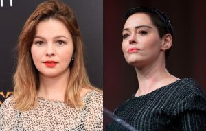 Amber Tamblyn and Rose McGowan clash over Golden Globes 'black dress' protest plans