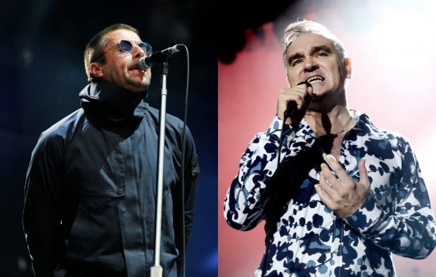 Liam Gallagher and Morrissey