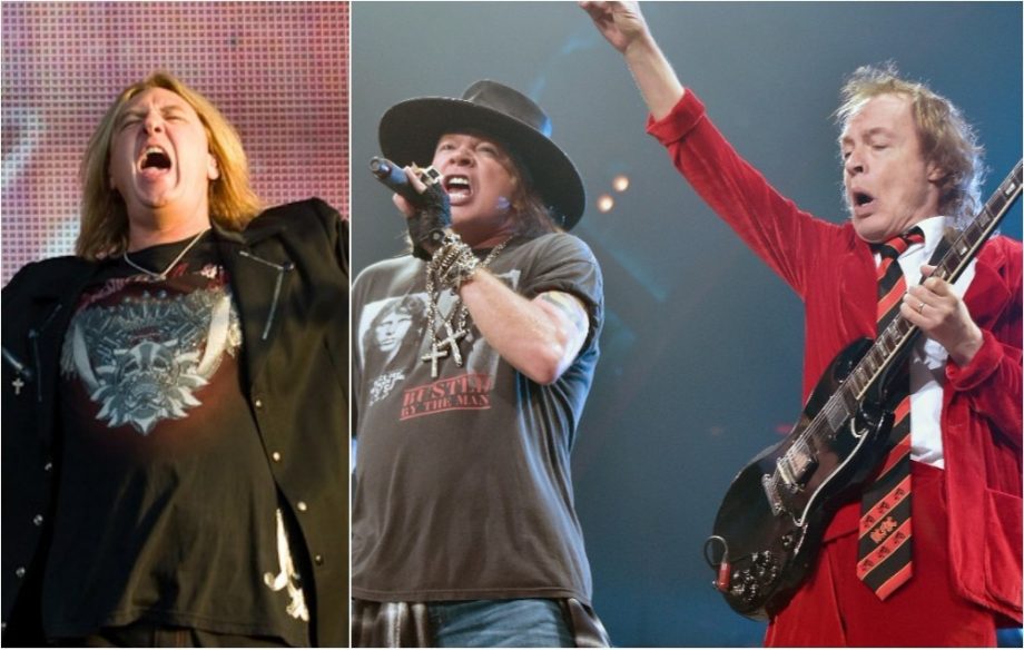 Def Leppard and AC/DC with Axl Rose