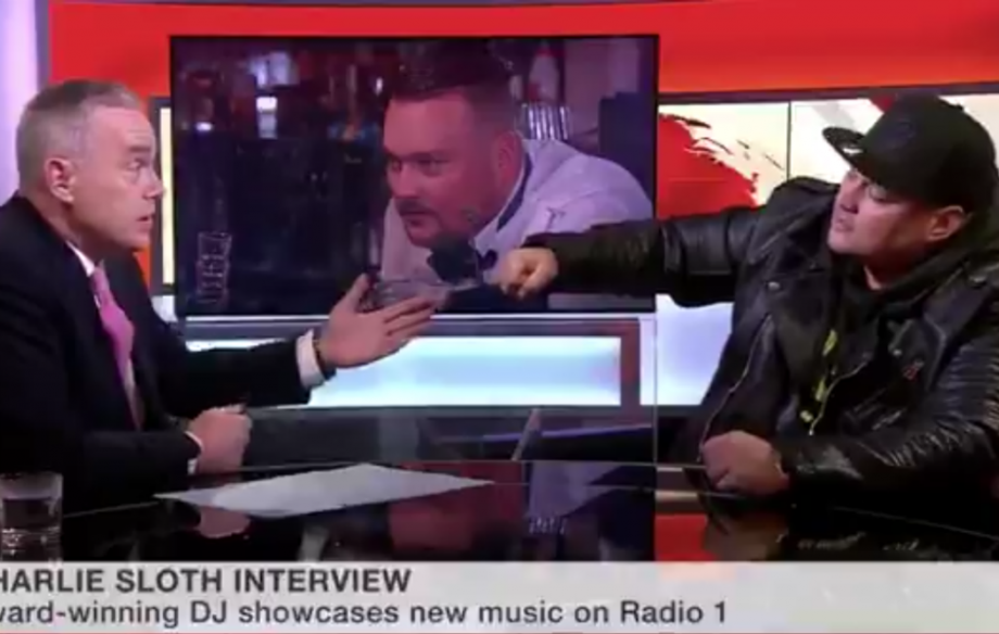 Huw Edwards Charlie Sloth