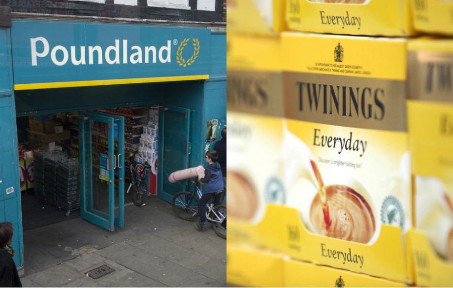 Twinings Tea has distanced itself from Poundland's teabagging elf