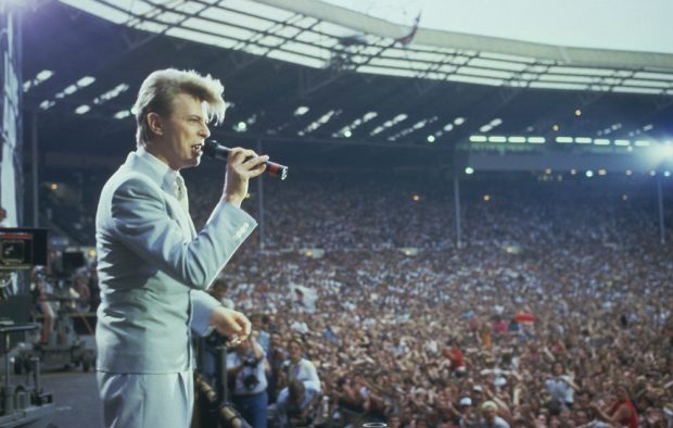 David Bowie at Live Aid, Wembley Stadium
