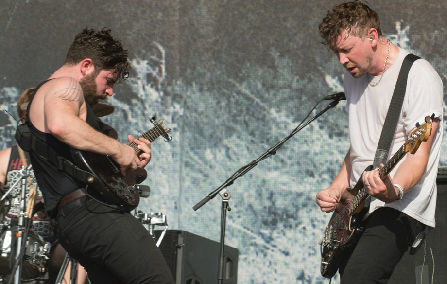 Foals' Yannis Philippakis and Walter Gervers