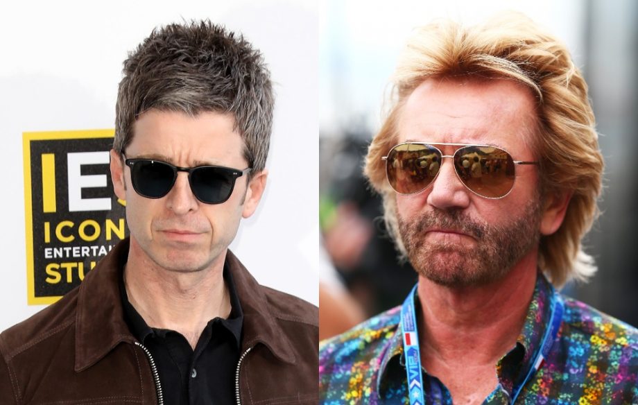 Noel Gallagher and Noel Edmonds