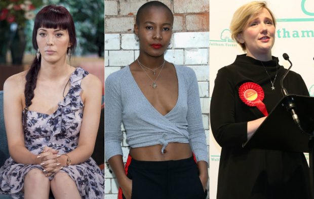 Paris Lees, Liv Little and Stella Creasy