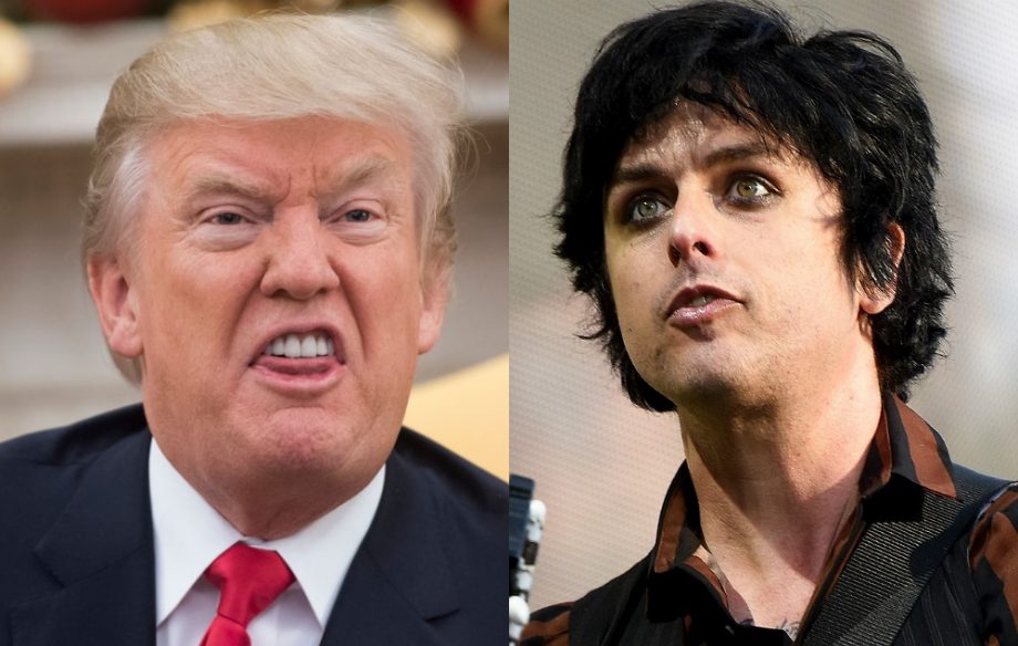 Donald Trump and Billie Joe Armstrong