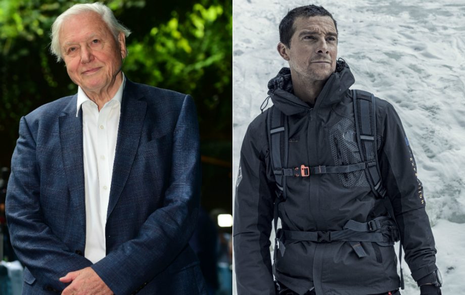 David Attenborough and Bear Grylls