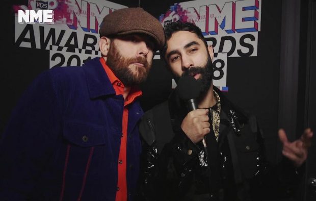 Rudimental at the VO5 NME Awards 2018