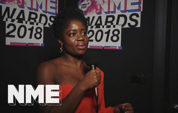 Clara Amfo joins NME backstage in the winners room at the VO5 NME Awards 2018