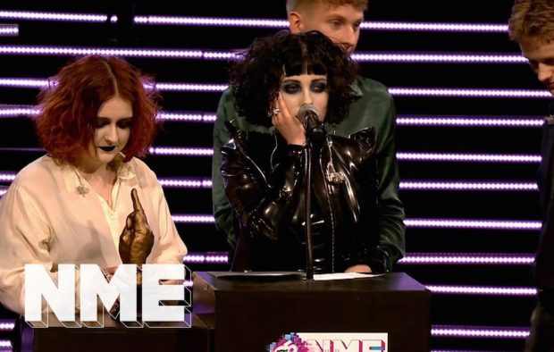 Pale Waves wins the Under The Radar Award supported by HMV at the VO5 NME Awards 2018