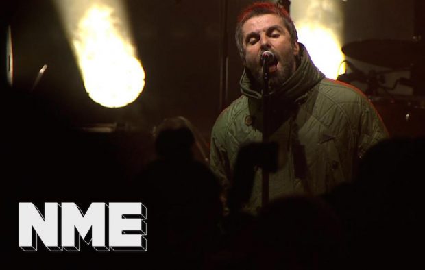 Liam Gallagher live at the VO5 NME Awards 2018