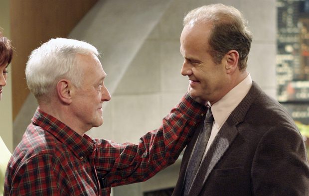 John Mahoney and Kelsey Grammer in 'Frasier'