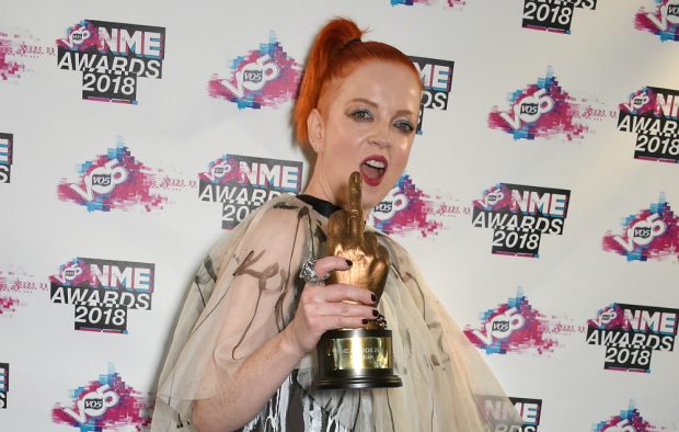 Shirley Manson at the VO5 NME Awards 2018