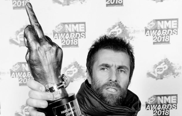 Liam Gallagher at the VO5 NME Awards 2018