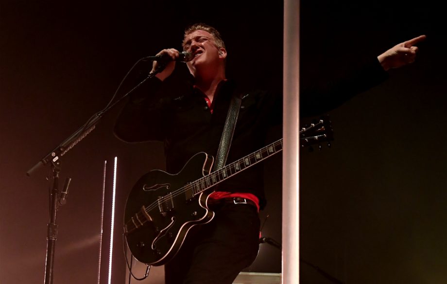 Josh Homme of Queens Of The Stone Age Perform At The Forum on February 17, 2018 in Inglewood, California.