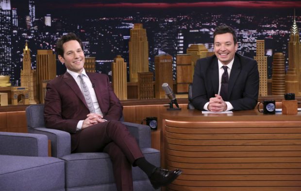 Paul Rudd and Jimmy Fallon recreate Go West video