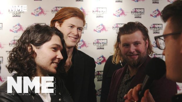 The Amazons at the VO5 NME Awards 2018