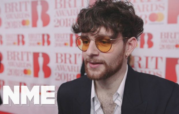 Tom Grennan at the BRIT Awards 2018