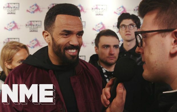 Craig David at the VO5 NME Awards 2018