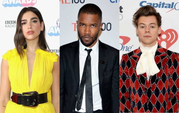 Dua Lipa, Frank Ocean and Harry Styles are all up for awards