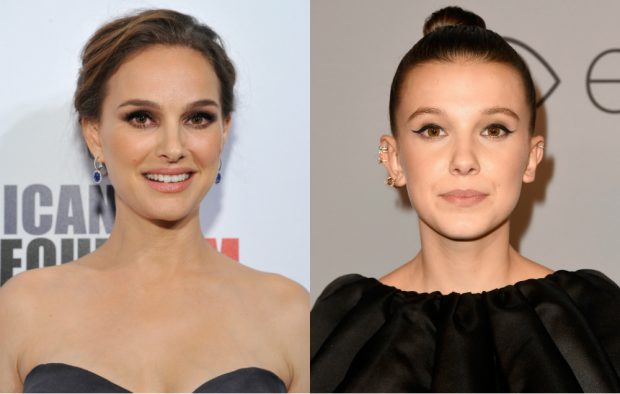 Natalie Portman and Millie Bobby Brown