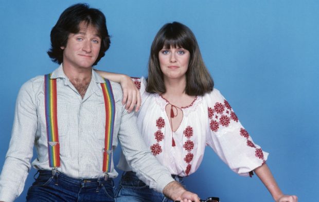 Robin Williams and Pam Dawber