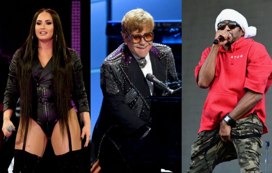 Demi Lovato Q Tip Elton John video