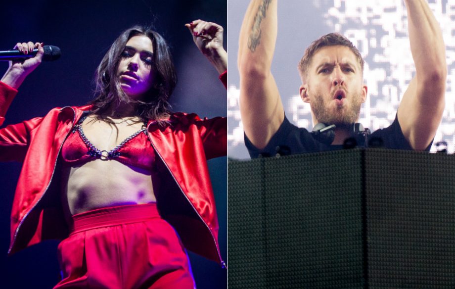 Dua Lipa and Calvin Harris