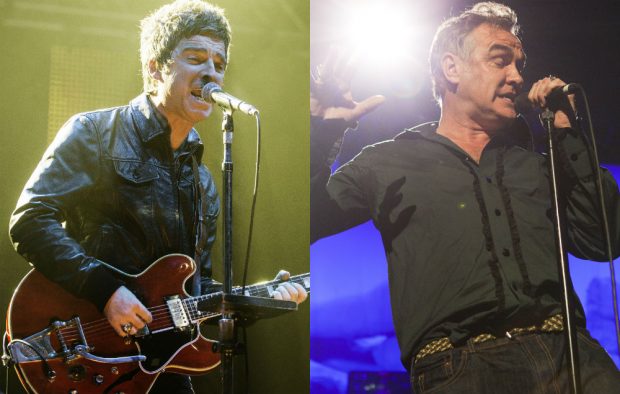 Noel Gallagher and Morrissey