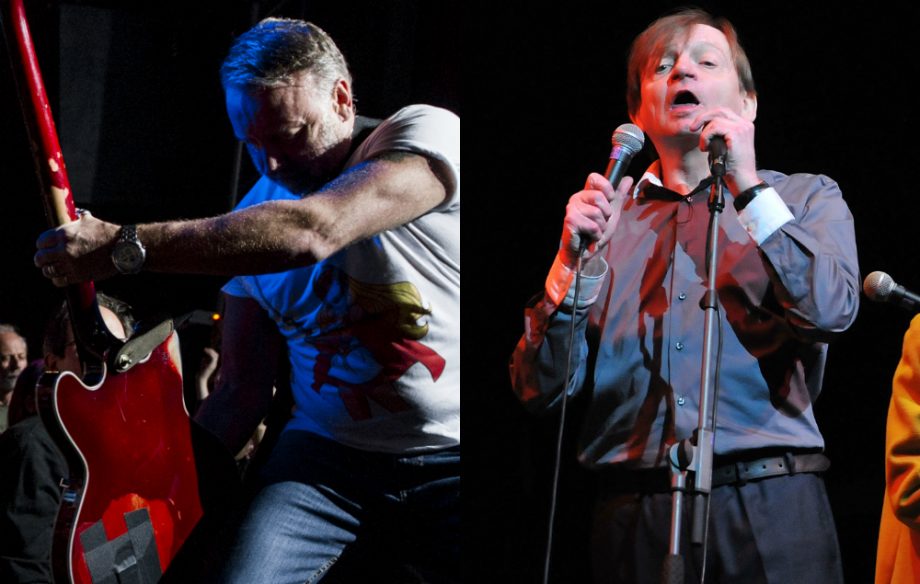 Peter Hook and Mark E Smith