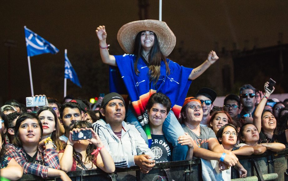 Franz have a huge Mexican following, and they were out in force at Pa’l Norte