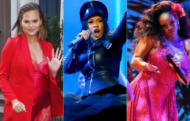 Chrissie Teigen, Cardi B and Rihanna