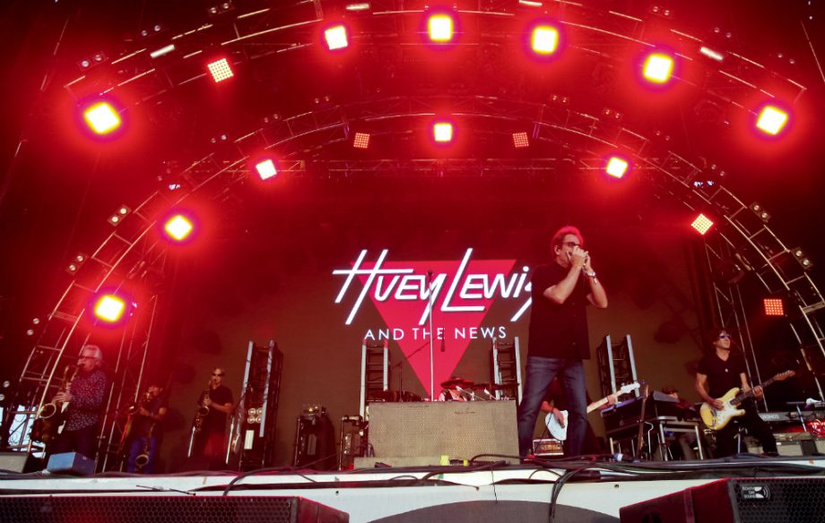 Huey Lewis and the News perform live
