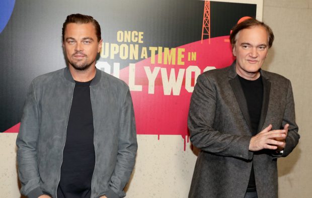 Leonardo DiCaprio and Quentin Tarantino