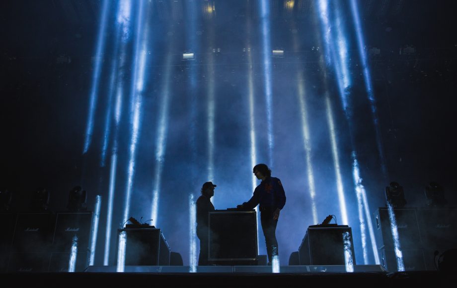 French duo Justice brought the curtain down on the festival late on Saturday night/Sunday morning